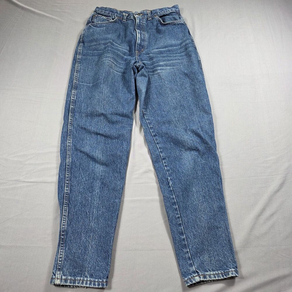 CHIC Jeans Women’s Mom High Rise VTG 80s Light Wash Baggy Tapered Made In USA